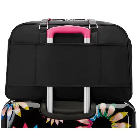 NEW Sarah Jessica Parker SJP Convertible RFID Weekender Bag & Removable Strap - Picture 10 of 12